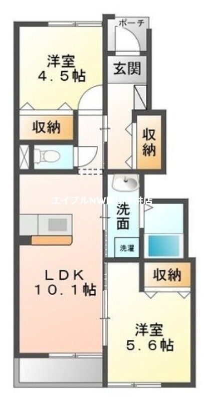 サンフォレストの物件間取画像