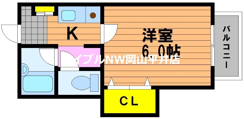 花ノ木コーポの物件間取画像