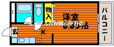 はなはうす東岡山マンションの物件間取画像