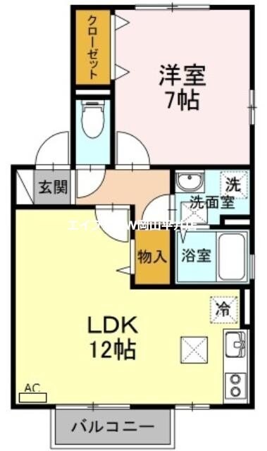 ロワジールＢ棟の物件間取画像