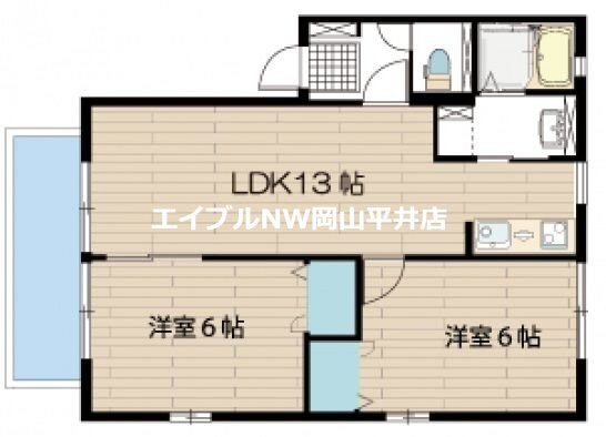 コスモスⅠの物件間取画像