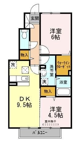 コーナスの物件間取画像