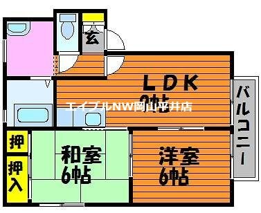 キャトルセゾン　Ｅ棟の物件間取画像