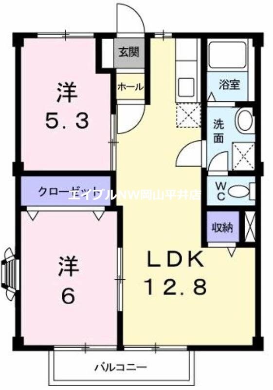 ニューシティアルカディアの物件間取画像