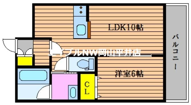 カネツグマンションⅡの物件間取画像