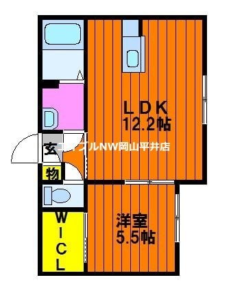 スカイメゾンの物件間取画像