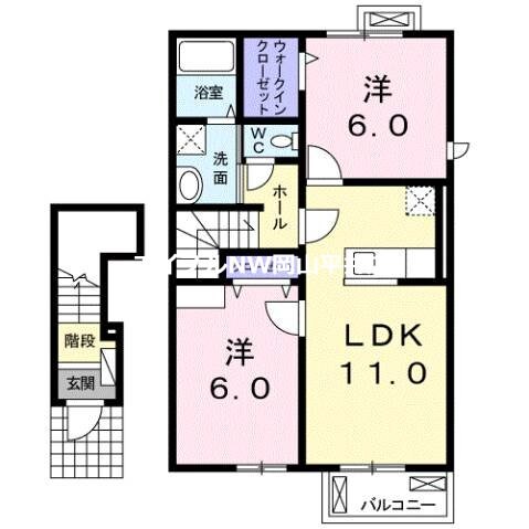 Newアラモード・メゾンⅠの物件間取画像