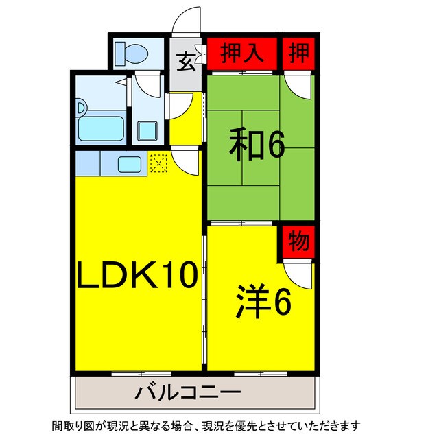 セルブ山王の物件間取画像