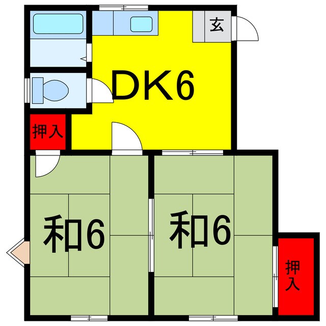 物件間取画像