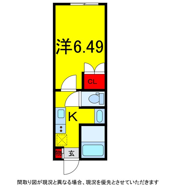 京成臼井駅 徒歩14分 1階の物件間取画像