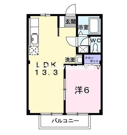 長船駅 徒歩8分 2階の物件間取画像