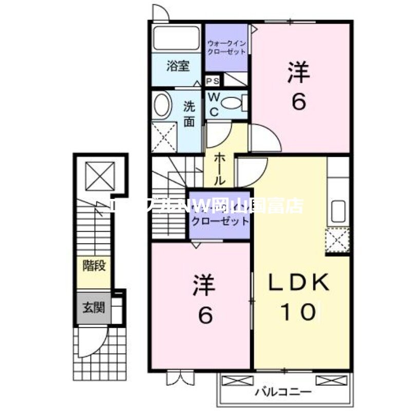 香登駅 徒歩22分 2階の物件間取画像