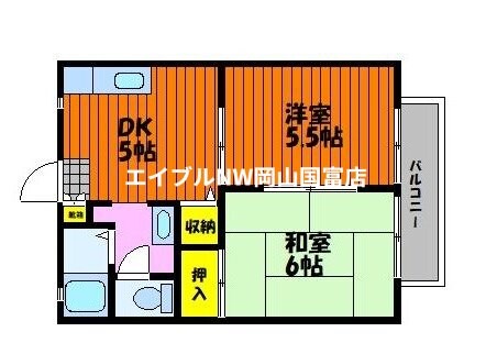ラージヒルの物件間取画像