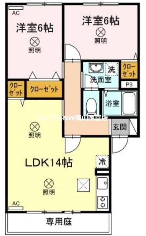 東山・おかでんミュージアム駅駅 徒歩16分 1階の物件間取画像