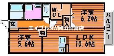 ガーデニアの物件間取画像