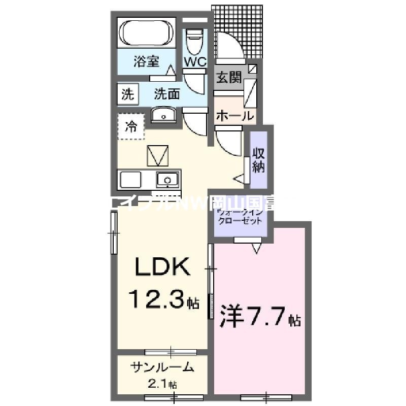 和気駅 徒歩14分 1階の物件間取画像