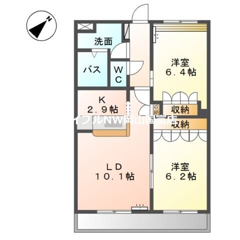 大多羅駅 徒歩20分 2階の物件間取画像