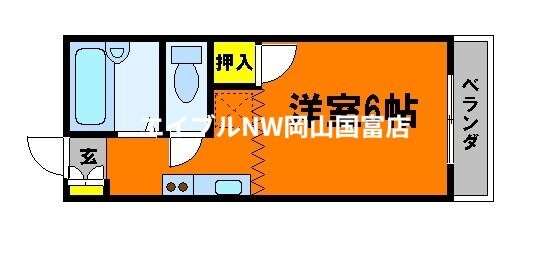 プリューネルの物件間取画像