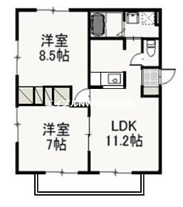 ティエラＢの物件間取画像