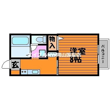 コーポ橋本の物件間取画像