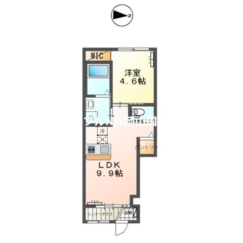 東山・おかでんミュージアム駅駅 徒歩44分 1階の物件間取画像