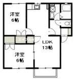 西川原駅 徒歩27分 2階の物件間取画像