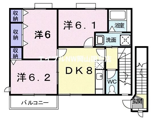 クレストール葵の物件間取画像