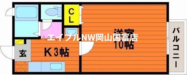 ツイン・ウッズⅠの物件間取画像