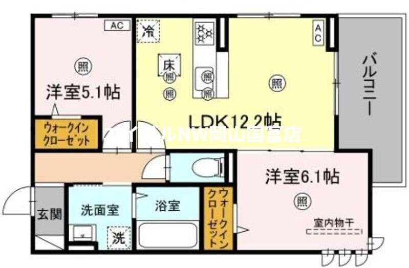 ル　コンテの物件間取画像