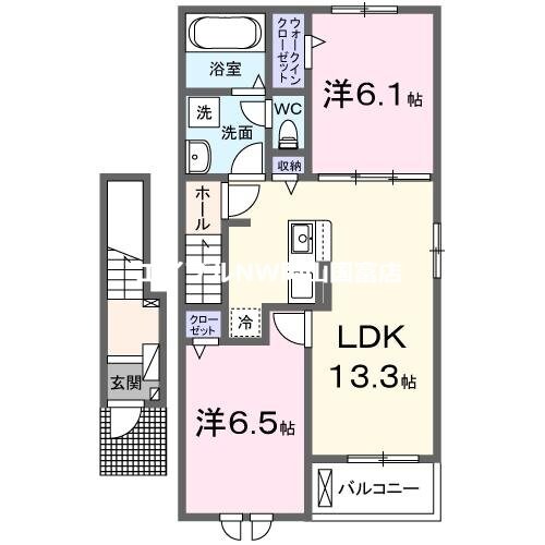 瀬戸駅 徒歩29分 2階の物件間取画像