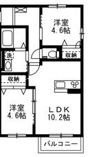 西大寺駅 徒歩36分 2階の物件間取画像