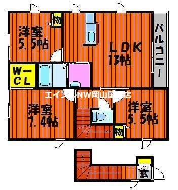 シャーメゾンソレイユの物件間取画像