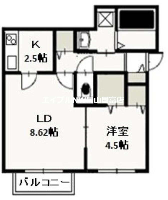 ドゥミュミュールの物件間取画像