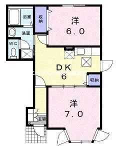 グリーンヒルズビラ　Ａの物件間取画像