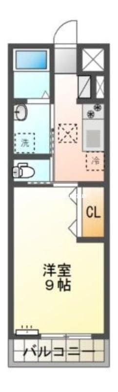 東岡山駅 徒歩18分 1階の物件間取画像