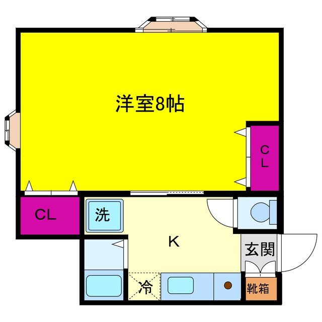 カレッジハウスの物件間取画像