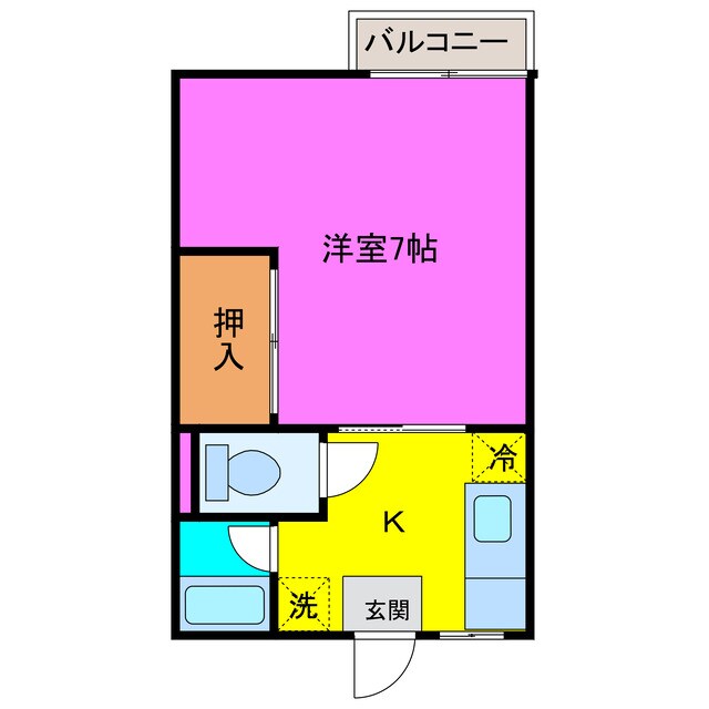 メゾンドゥ大和の物件間取画像