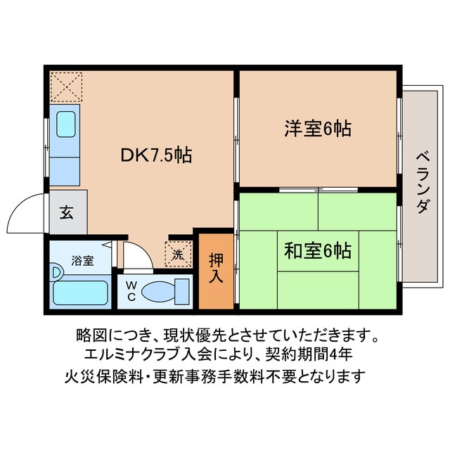 ロワールの物件間取画像