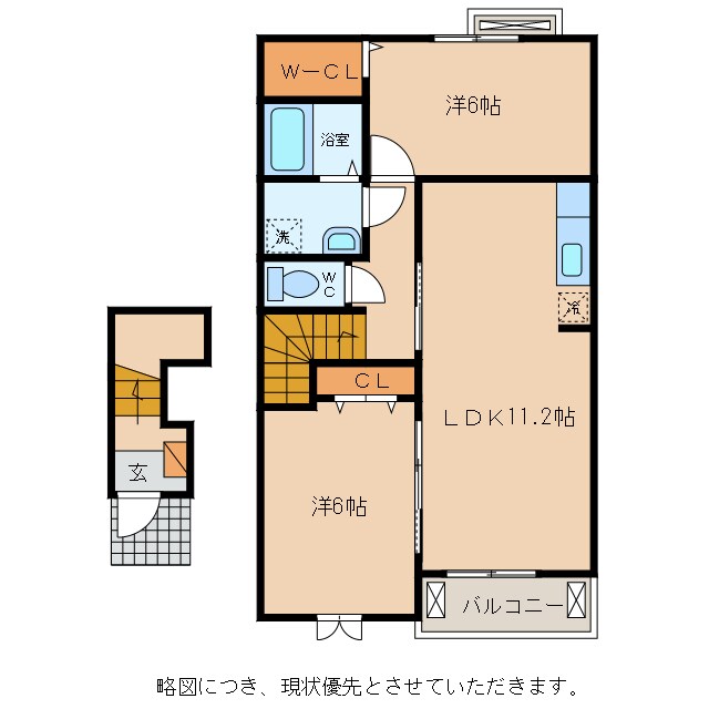 リクソーレⅢの物件間取画像