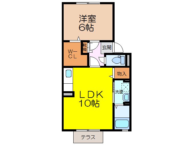 小野駅 徒歩6分 1階の物件間取画像