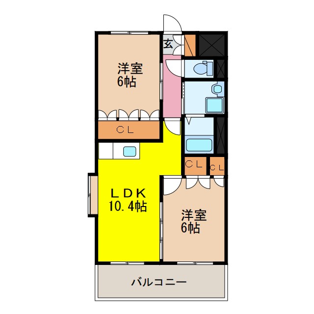 エムズガーデンの物件間取画像