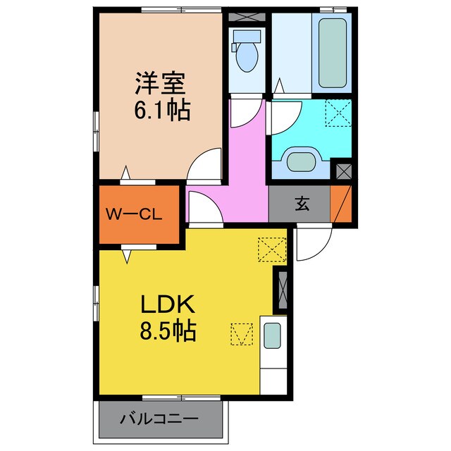 サン　ヴィラージュの物件間取画像