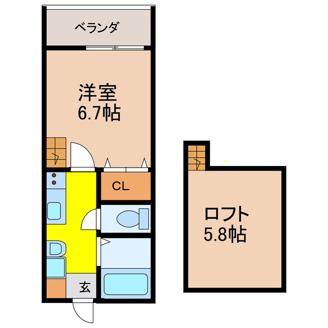 物件間取画像