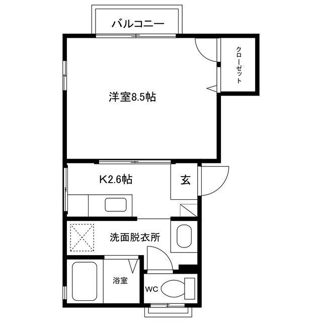 キャメロット ６棟の物件間取画像