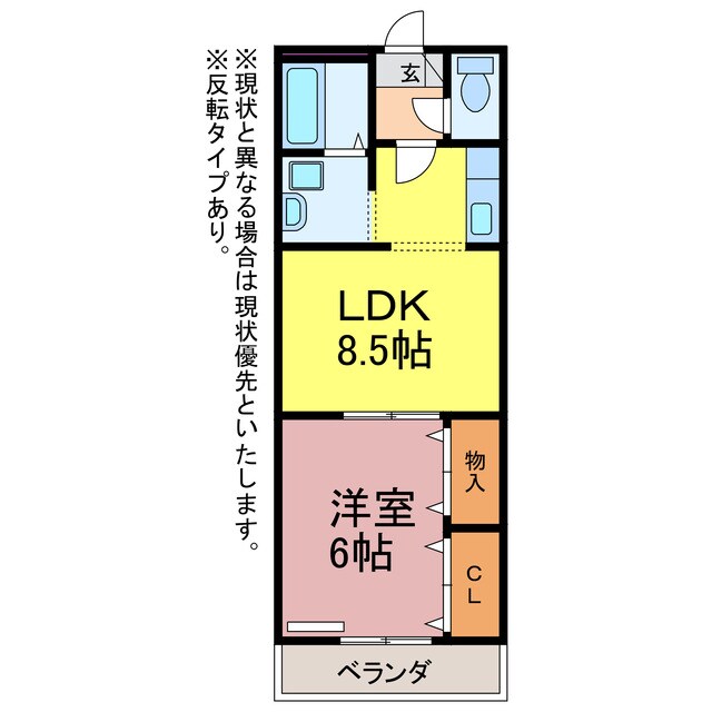 サンビレッジ２８の物件間取画像