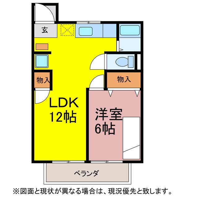 レスカール二本松の物件間取画像