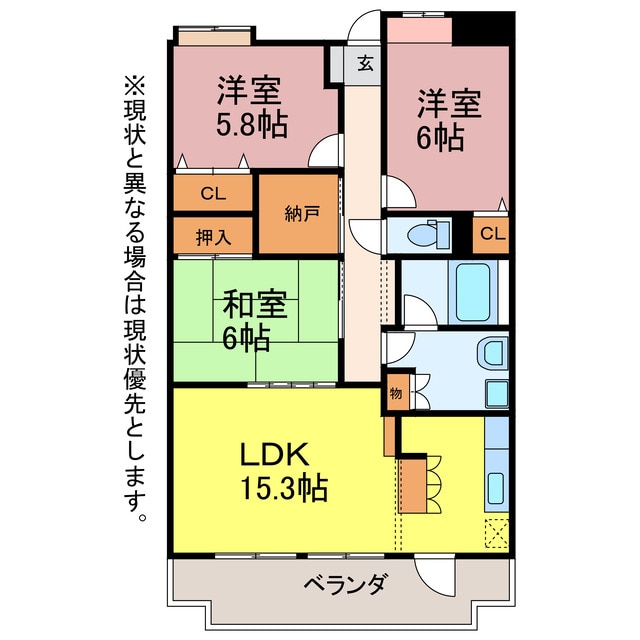 グランスクエアー・Ｊの物件間取画像