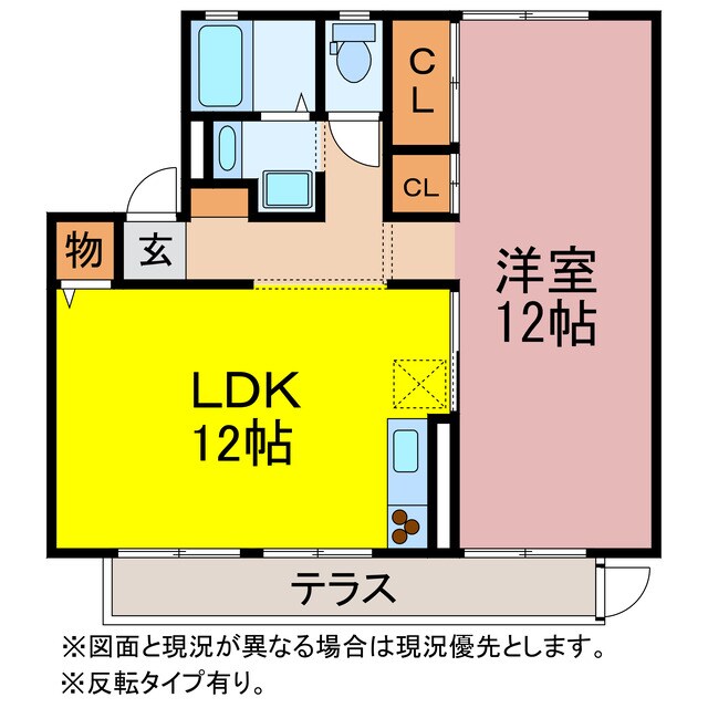 セジュール向山の物件間取画像