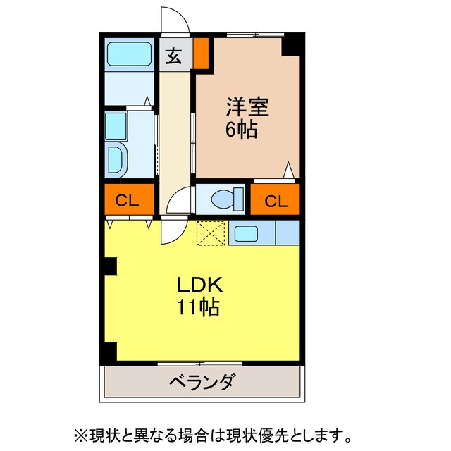 センティアHIRONO　Ⅵの物件間取画像