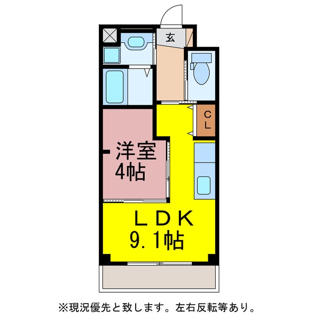 ベラージオの物件間取画像